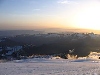 Evening over the Sisters Range