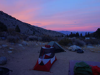 Campground along Bishop Creek