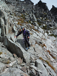 Philip dancing down Formidable