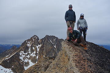 Summiting Big Snagtooth