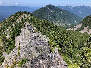 Scrambling the West Ridge of Web