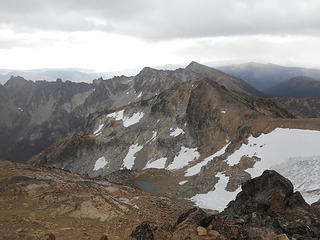 Cardinal summit with Pyrmaid in the distance