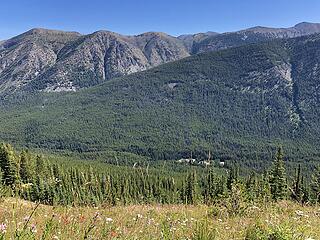 Looking east from Buckskin Ridge, Slate Pass, Frosty Pass, PCT Loop, 8/12-8/19/20