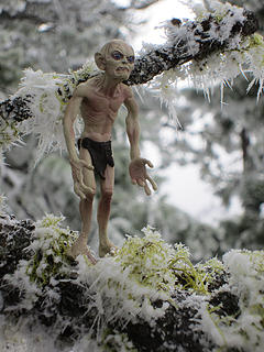 Gollum is cold and pissed off