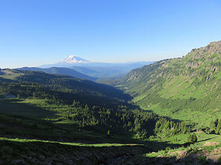 Looking down the Goat Creek Basin