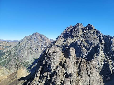 Mounts Deception (L) and Mystery (R) from Lil' M summit