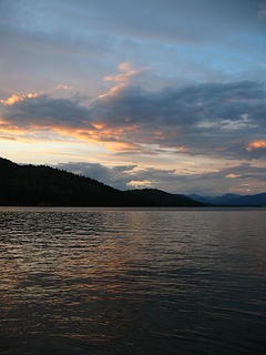 Sunset from Kalispell Island, Priest Lake, Idaho.