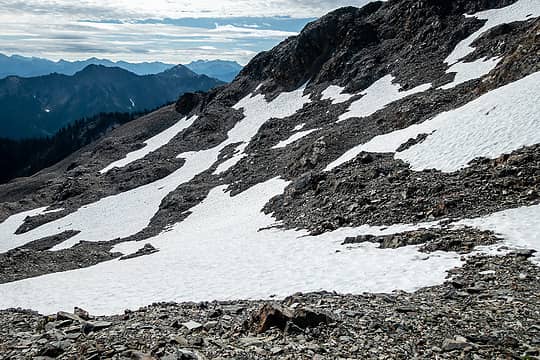 snowfields on stephen's ne slope