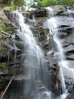 Lower falls on the trail