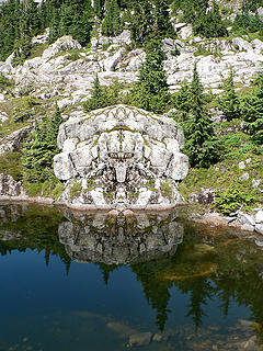 Rock Face Reflection, 9.14.08.