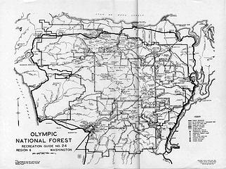 Olympic National Forest Recreation Guide No. 24, 1936