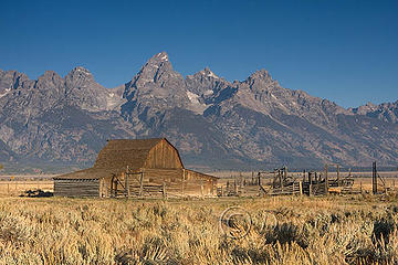 Grand Teton above Ranch