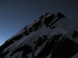 Diceys light near the summit