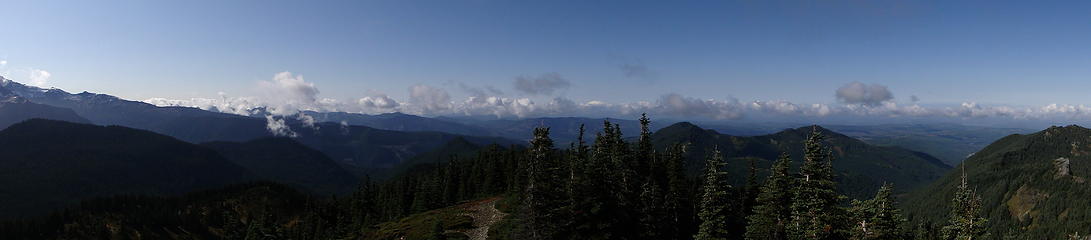 Pano 1 from Tolmie lookout.