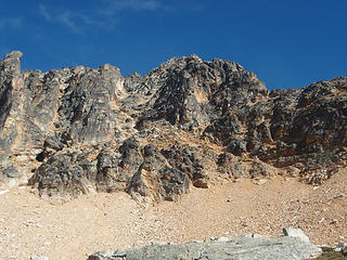 Looking back up the Gulley