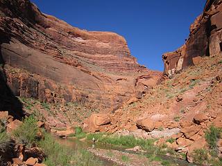 Tall Escalante River walls