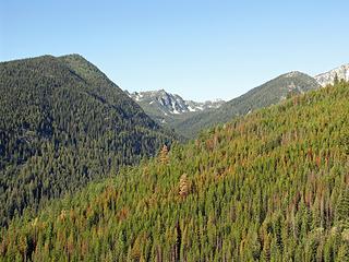 Gaining elevation on the Crater Lake trail.