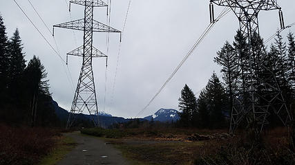 Obligatory power lines shot. It was a pretty clear day at that point.