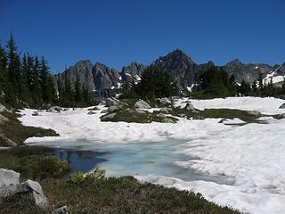 cold tarn on a hot day