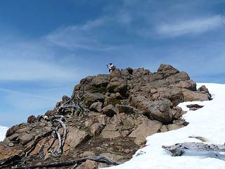 Matt doing King of the Mountain