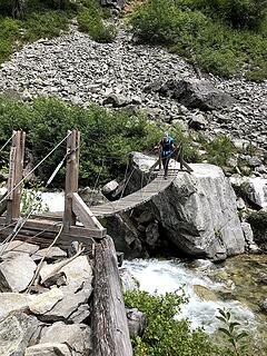 bridge across the good water source