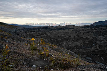 Looking back toward SE Chugach Mtns