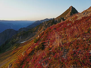 Shortly after sunrise near Little Giant Pass.