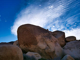 Rock and sky