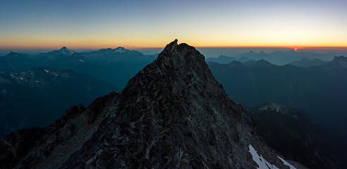 Sunrise and Luna's true summit