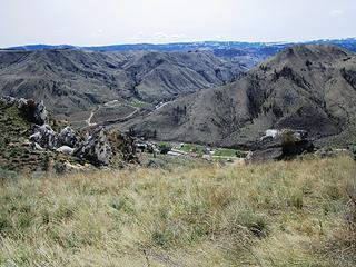 Looking south into Pitcher Canyon