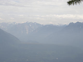 Views from bench area near East Towers.