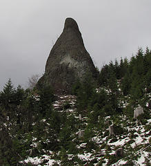 Strange rock formation