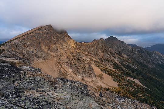 The point on the left at the "top of the triangle" is where I had originally planned on spending sunrise. Next time!