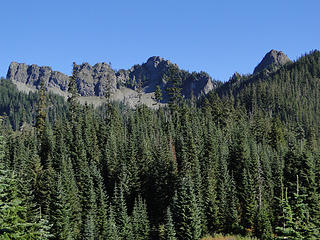 Views towards Kendall peaks.