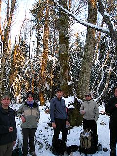 Troy (mountainsun?), Peggy, Joseph (GQ Joe Hiker), "Just" Todd