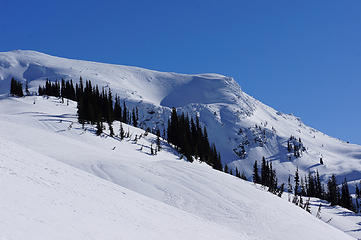 Interesting basin north of Mary's Pass