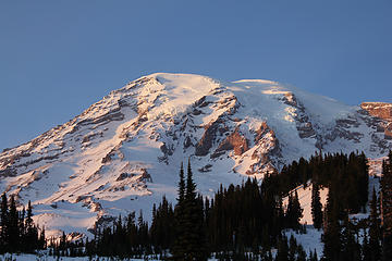 Late Afternoon Light On Mt. Rainier