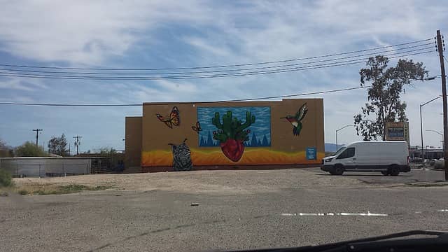 One of many murals in Tucson