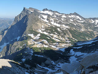 Buck from the pass we climbed over