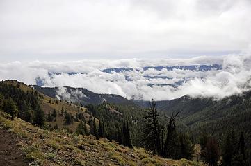 clouds creeping in