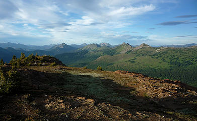 Jackita Ridge from Crater