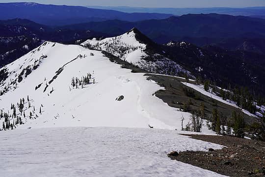 SE ridge of Navaho Peak