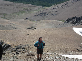 Last few feet to summit