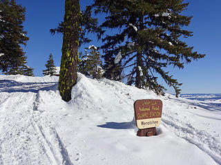 Back at the guard station after a day of skiing.