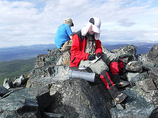 Mike and Craig on Chopaka summit