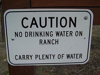 What's the use of carrying plenty of water if I can't drink it?