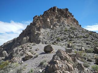 west ridge above saddle