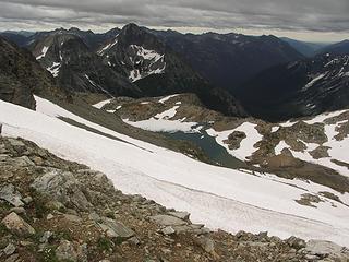 North and South Spectacle Buttes, Ice Lakes, and the Entiat Valley.