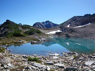 West Peak above Iceberg Lakes