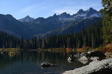 Pete Lake Chickamin Ridge Reflection